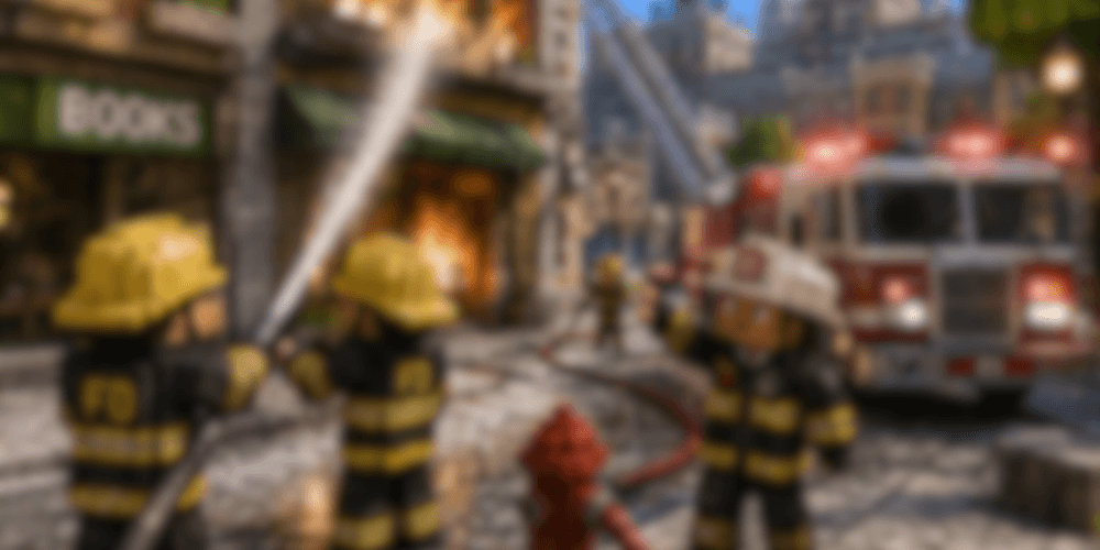 Il corpo dei pompieri prende fuoco